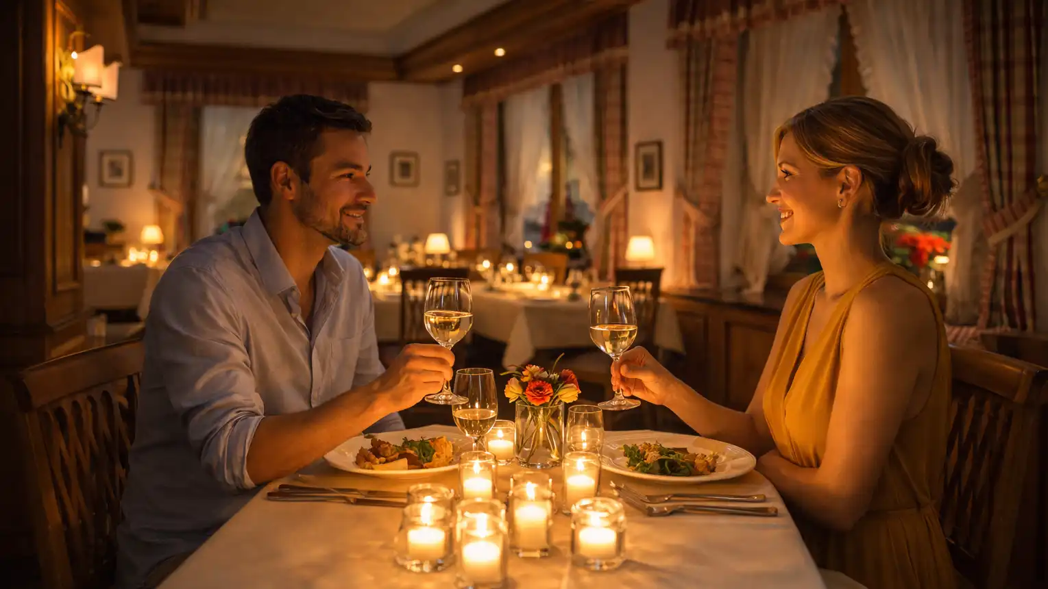 Hotel Sonne Baiersbronn: Candlelight Dinner